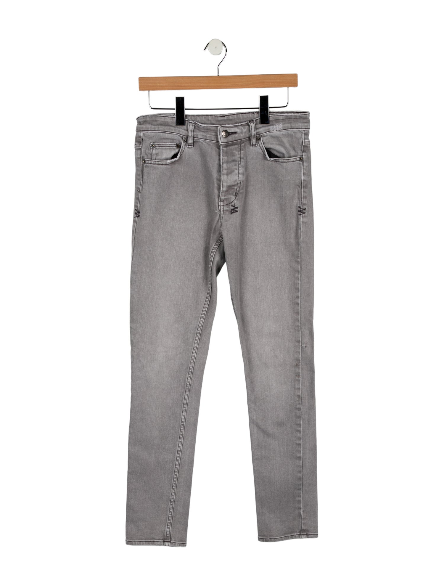 Ksubi Mid-Rise Straight Leg Jeans