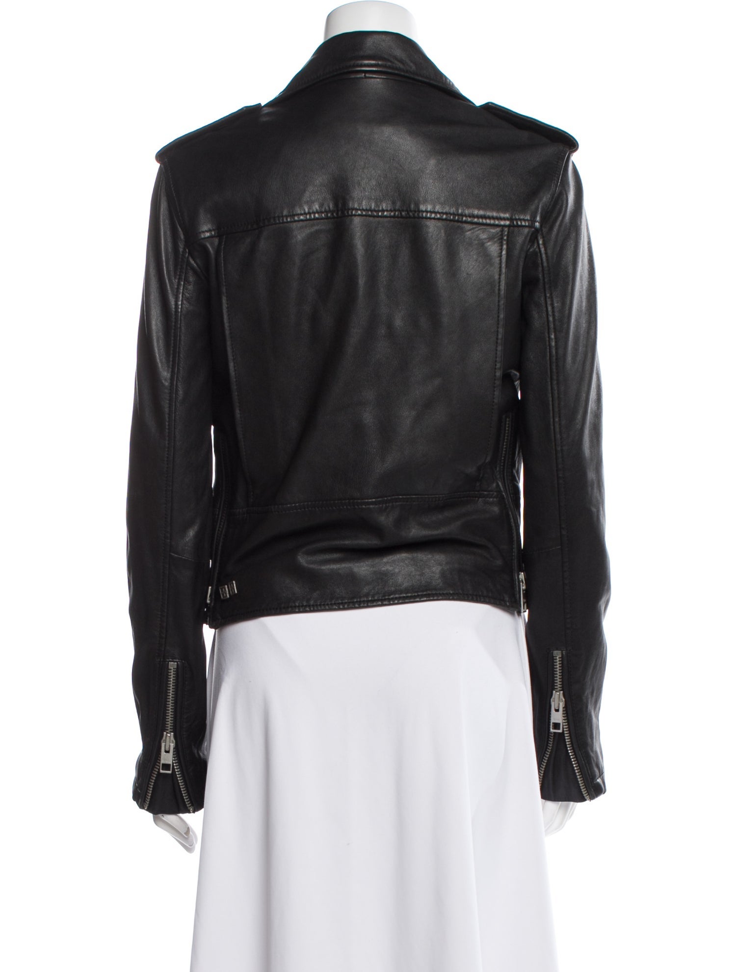 Ksubi Lamb Leather Biker Jacket