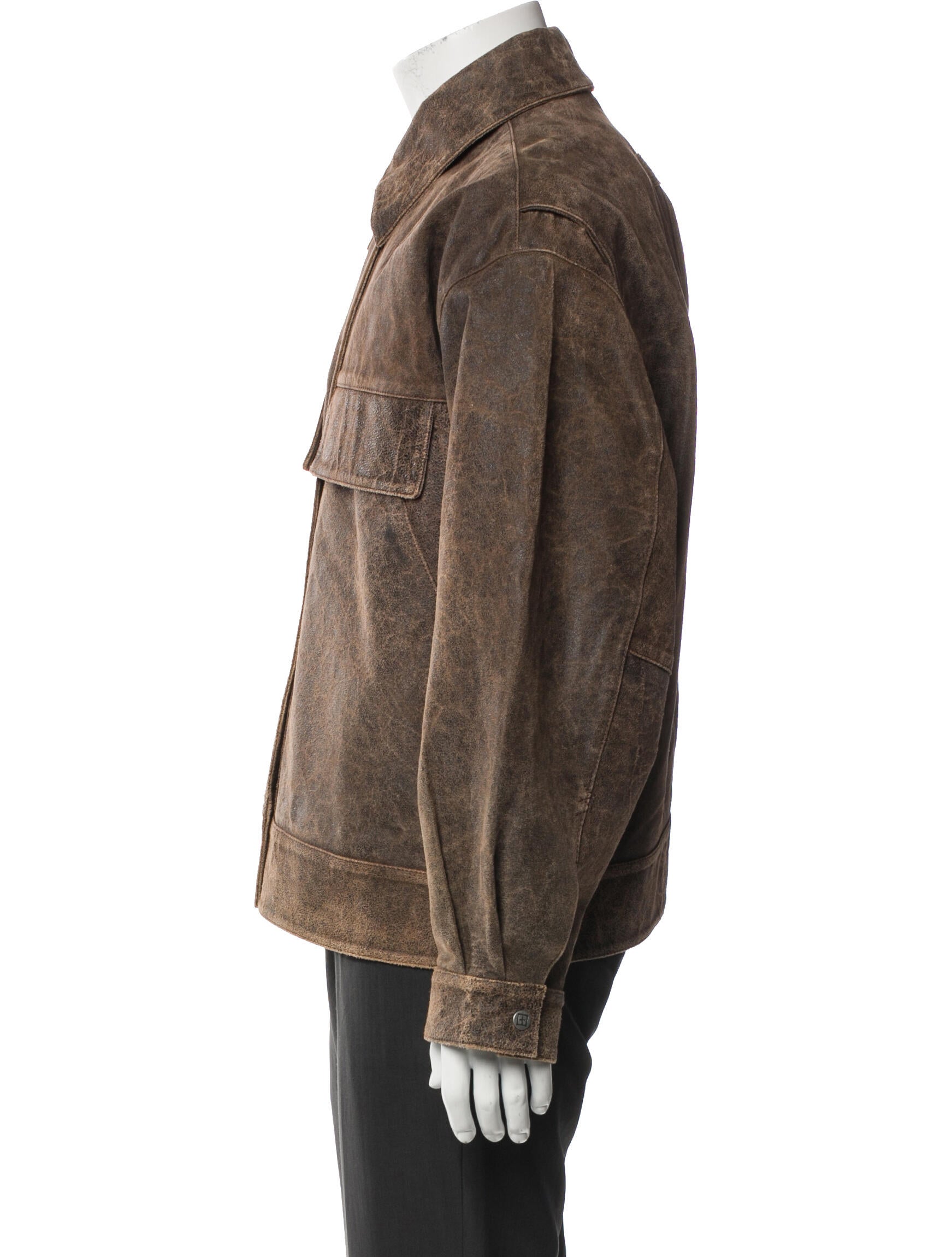 Ksubi Calf Leather Denim Jacket