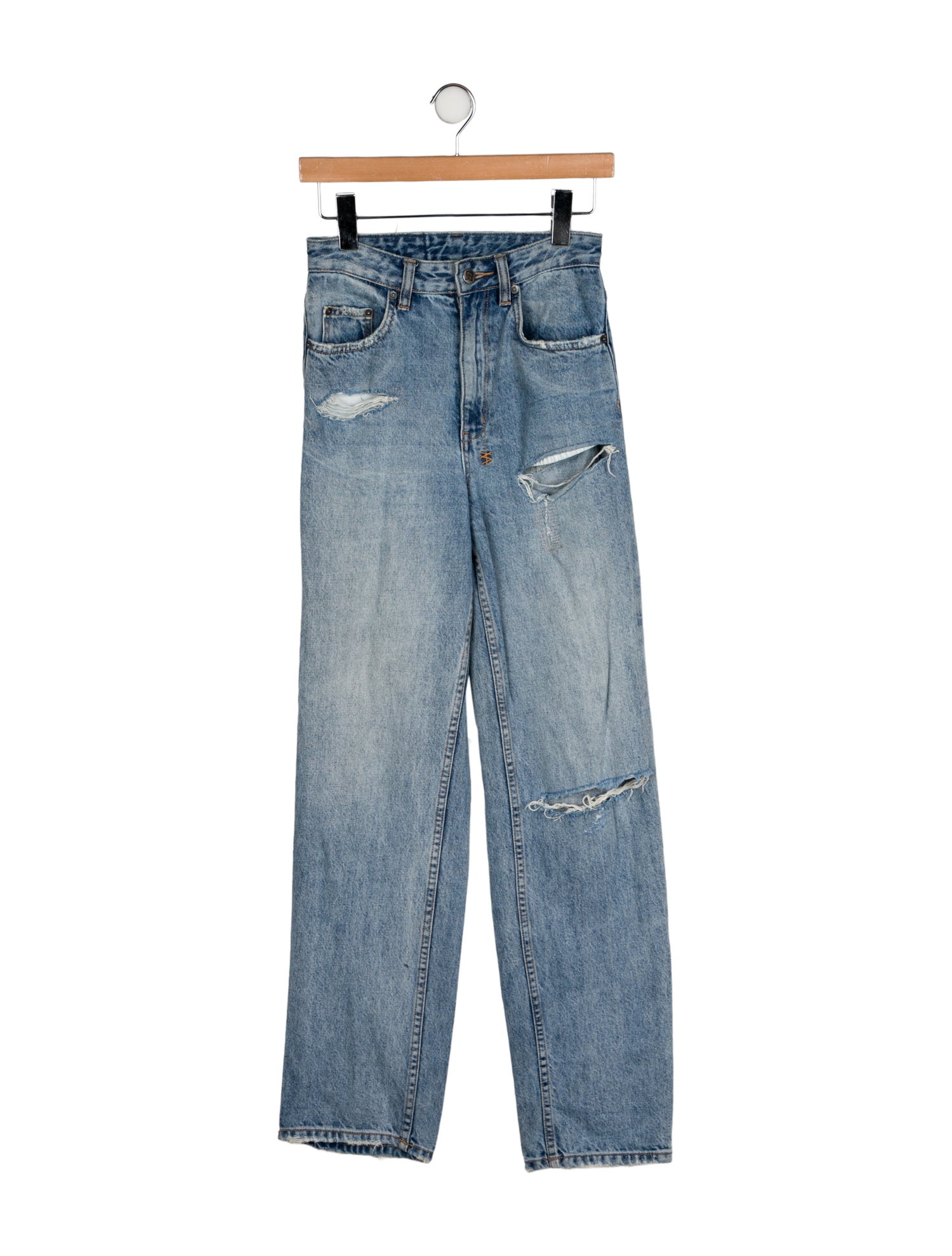 Ksubi High-Rise Straight Leg Jeans