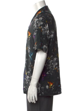 Ksubi Floral Print Short Sleeve Shirt
