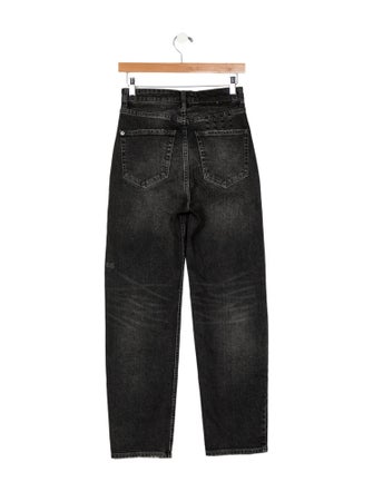 Ksubi High-Rise Straight Leg Jeans