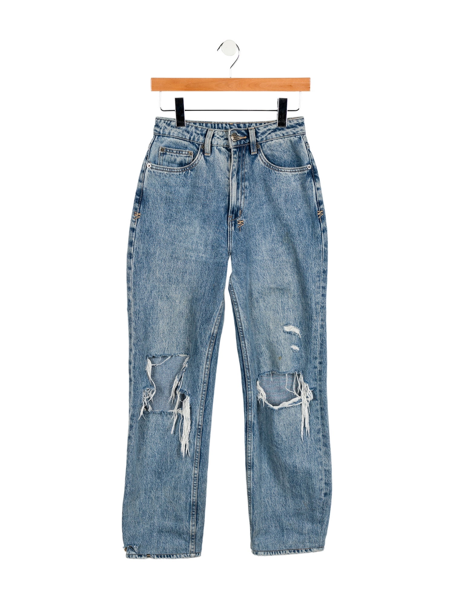 Ksubi High-Rise Straight Leg Jeans