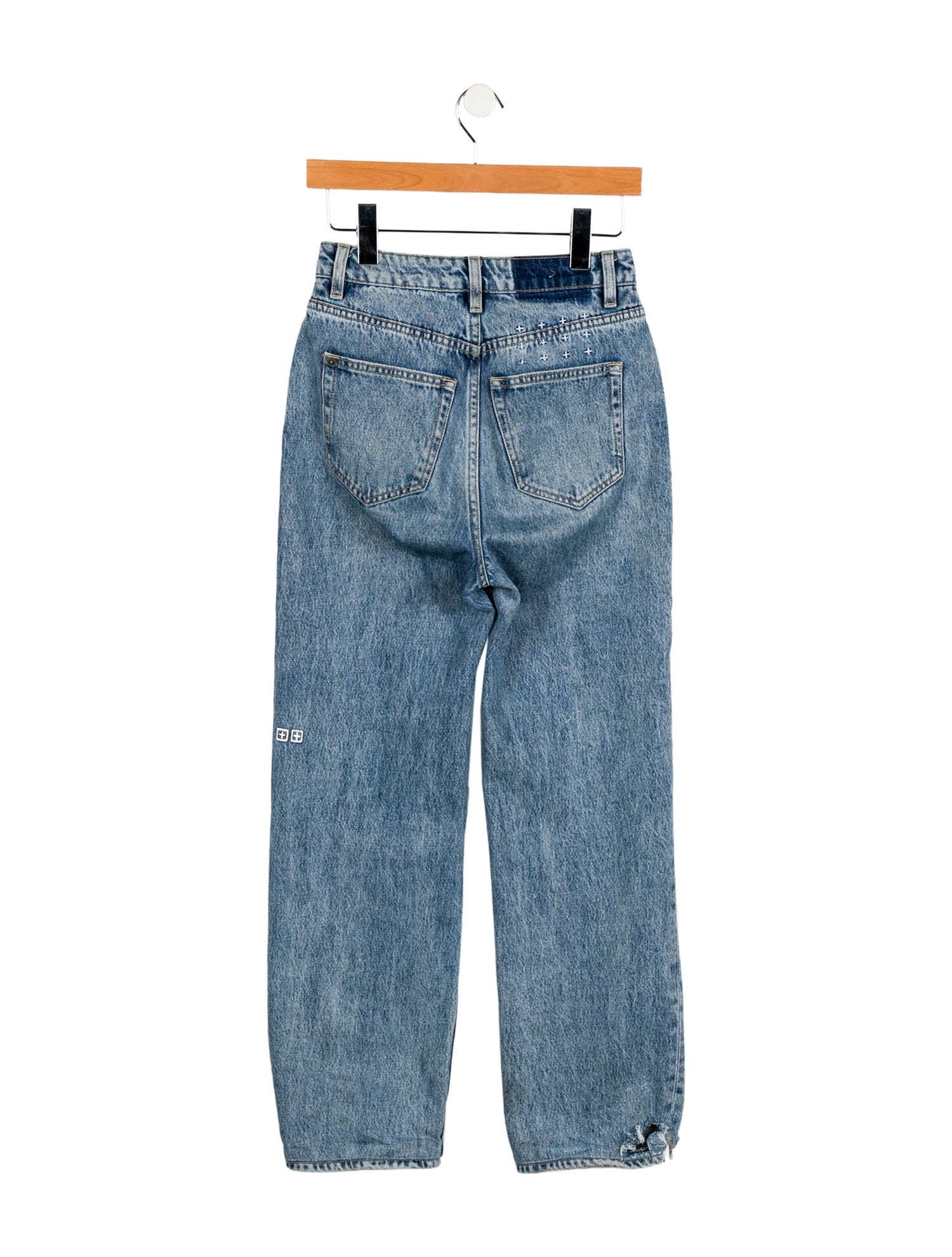 Ksubi High-Rise Straight Leg Jeans