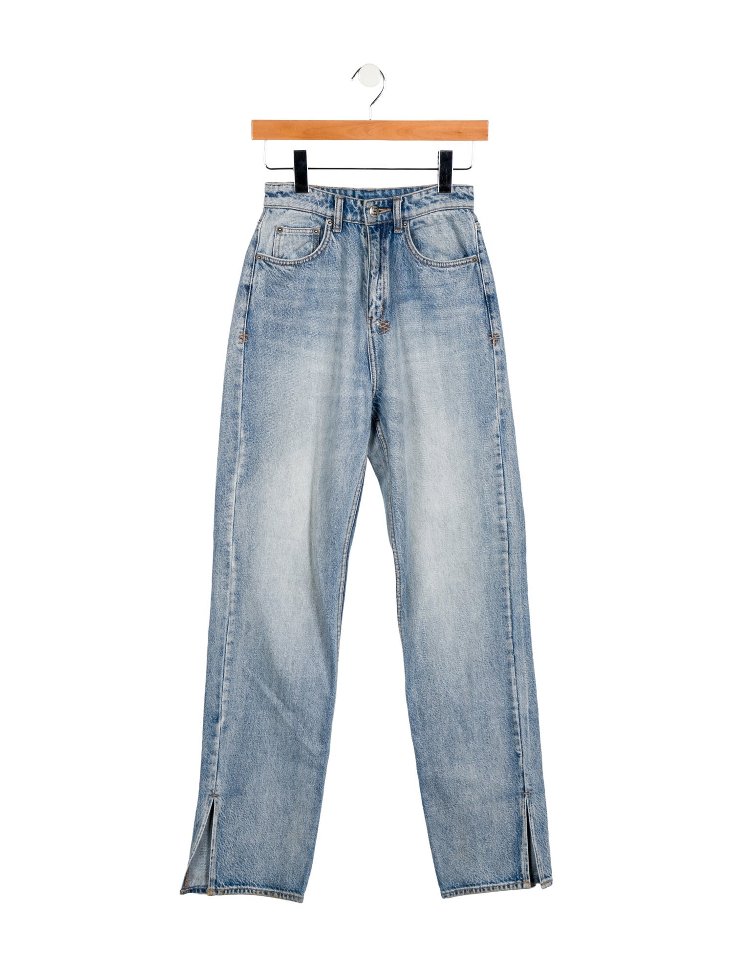 Ksubi High-Rise Straight Leg Jeans