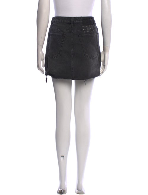 Ksubi Distressed Accents Mini Skirt