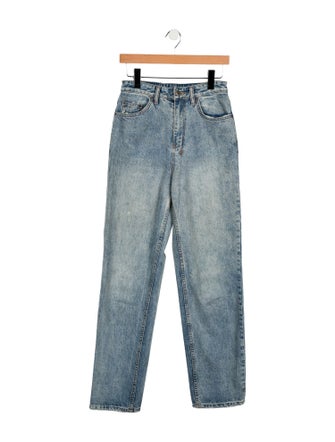 Ksubi High-Rise Straight Leg Jeans