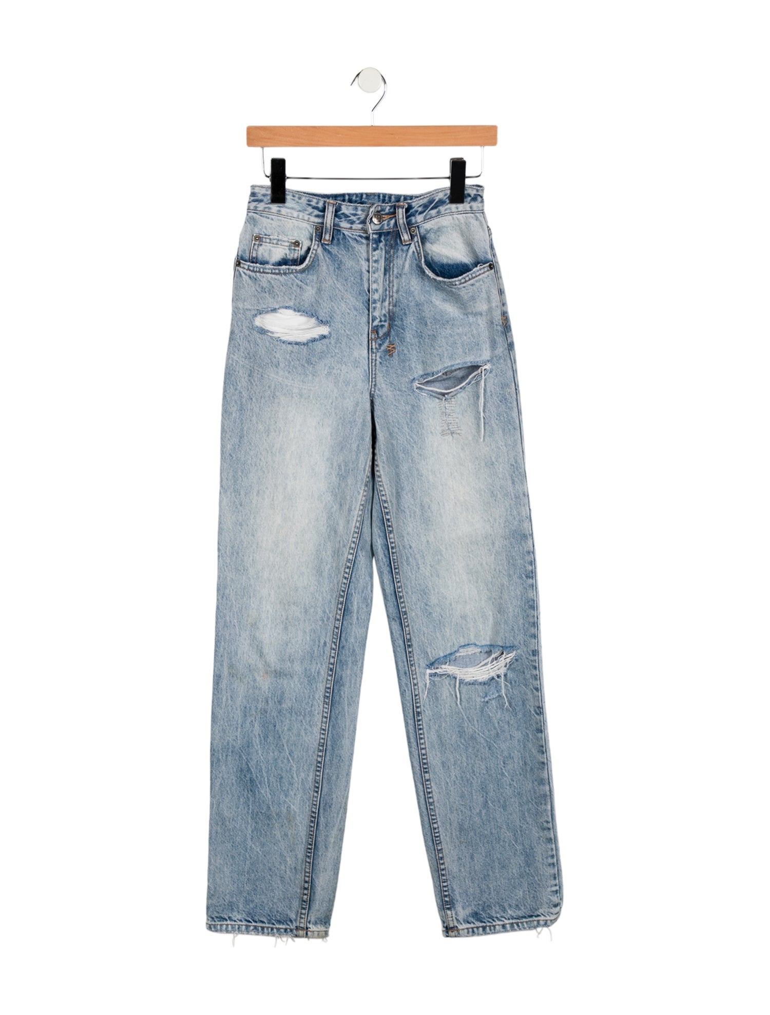Ksubi High-Rise Straight Leg Jeans