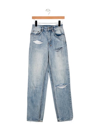 Ksubi High-Rise Straight Leg Jeans
