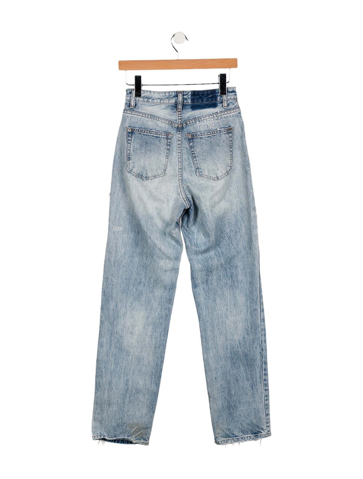 Ksubi High-Rise Straight Leg Jeans