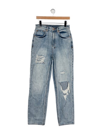 Ksubi High-Rise Straight Leg Jeans