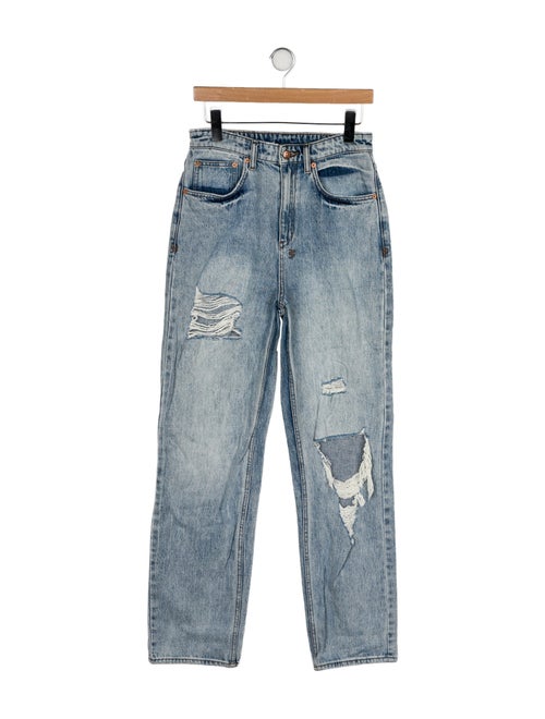 Ksubi High-Rise Straight Leg Jeans