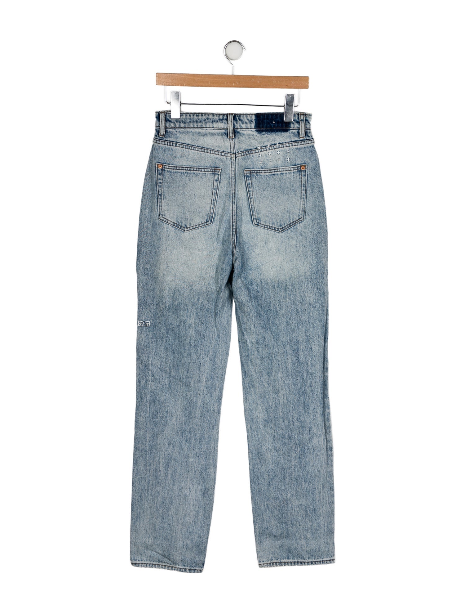 Ksubi High-Rise Straight Leg Jeans