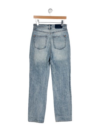 Ksubi High-Rise Straight Leg Jeans