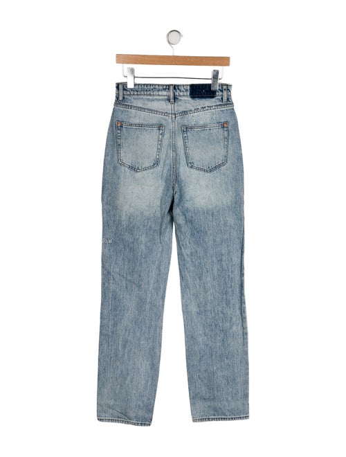 Ksubi High-Rise Straight Leg Jeans