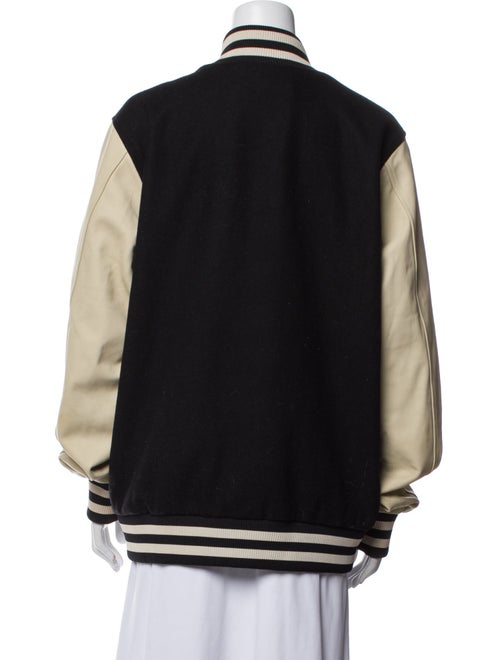 Ksubi Wool Graphic Print Bomber Jacket