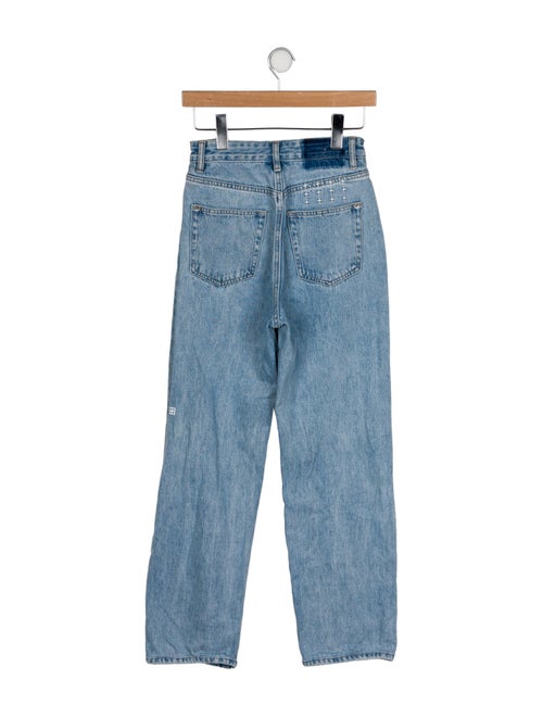 Ksubi High-Rise Straight Leg Jeans
