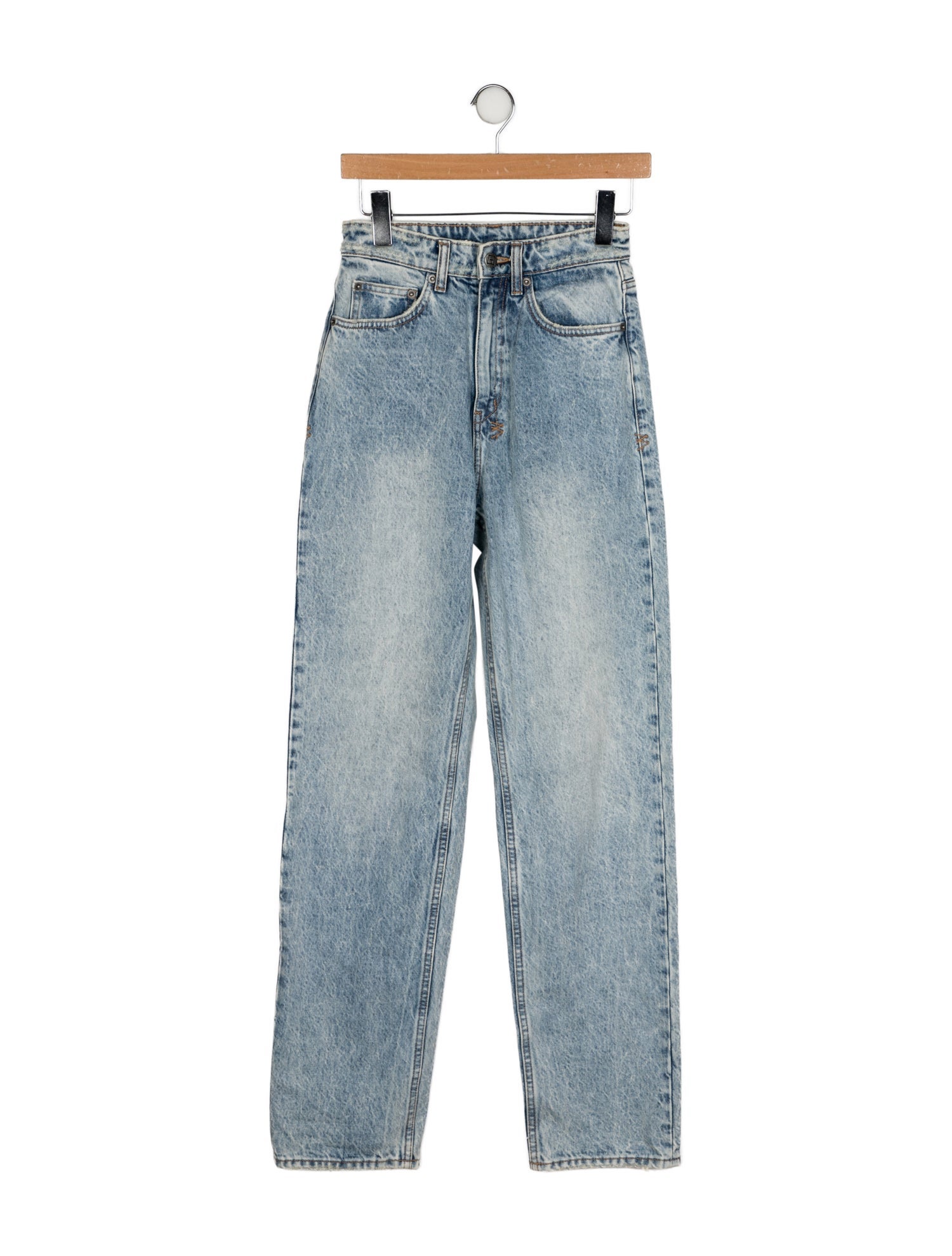 Ksubi High-Rise Straight Leg Jeans