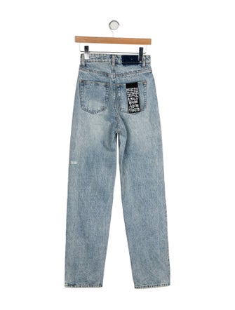 Ksubi High-Rise Straight Leg Jeans