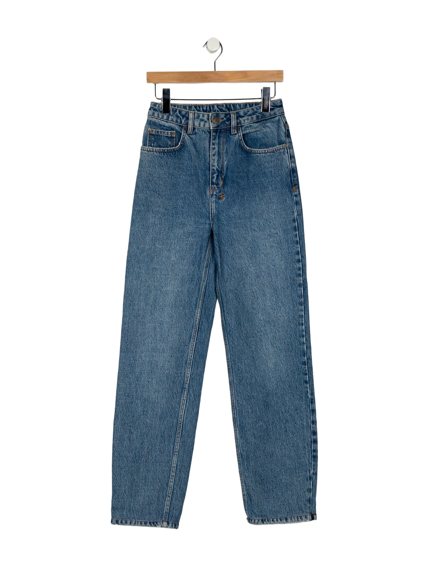 Ksubi High-Rise Straight Leg Jeans