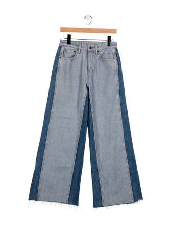 Ksubi Mid-Rise Wide Leg Jeans