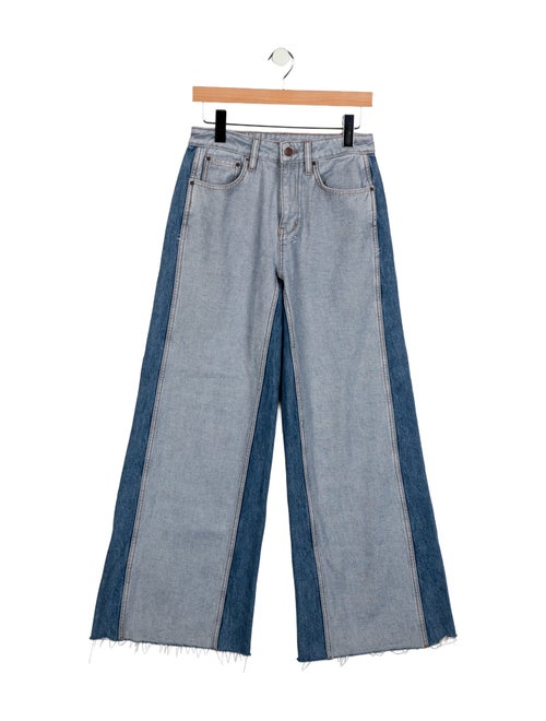Ksubi Mid-Rise Wide Leg Jeans