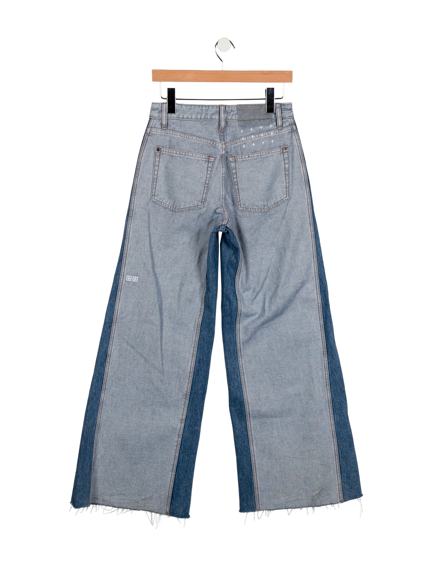 Ksubi Mid-Rise Wide Leg Jeans