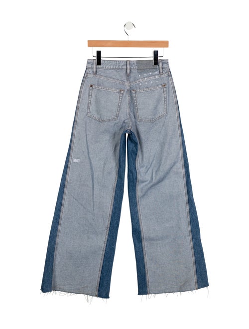 Ksubi Mid-Rise Wide Leg Jeans