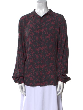 Ksubi Printed Long Sleeve Blouse