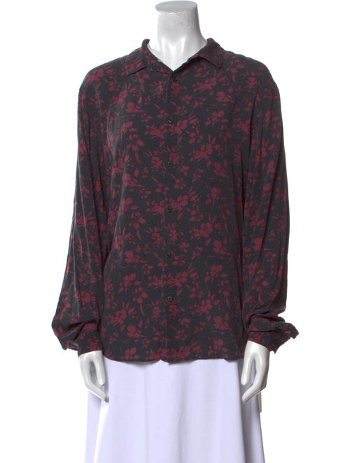 Ksubi Printed Long Sleeve Blouse