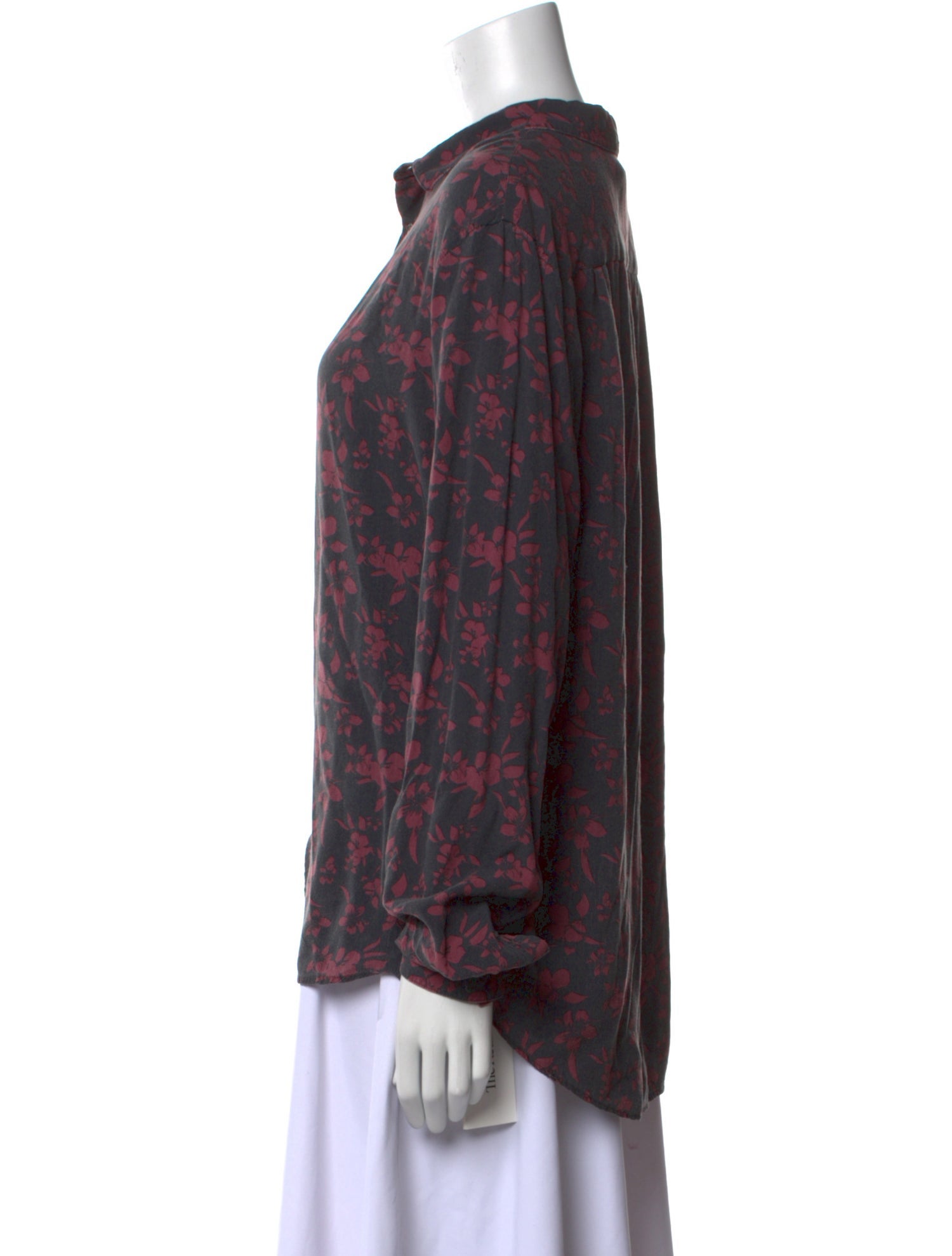 Ksubi Printed Long Sleeve Blouse