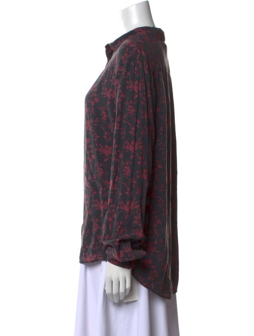 Ksubi Printed Long Sleeve Blouse