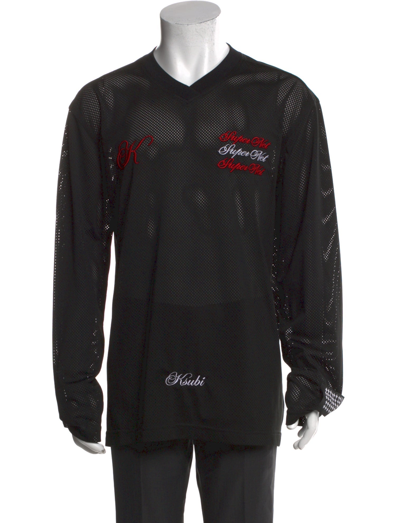 Ksubi Graphic Print V-Neck T-Shirt