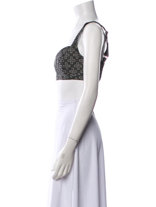 Ksubi Square Neckline Sleeveless Crop Top