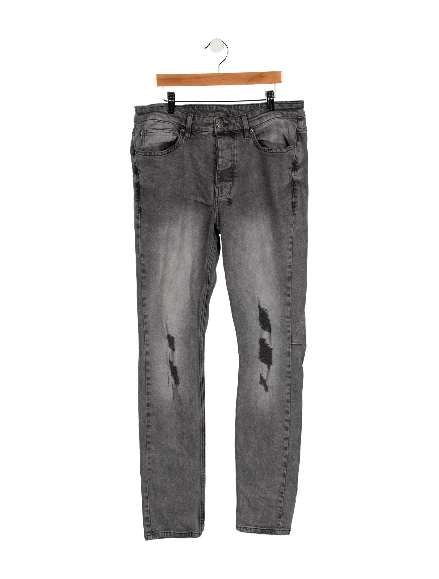 Ksubi Mid-Rise Straight Leg Jeans