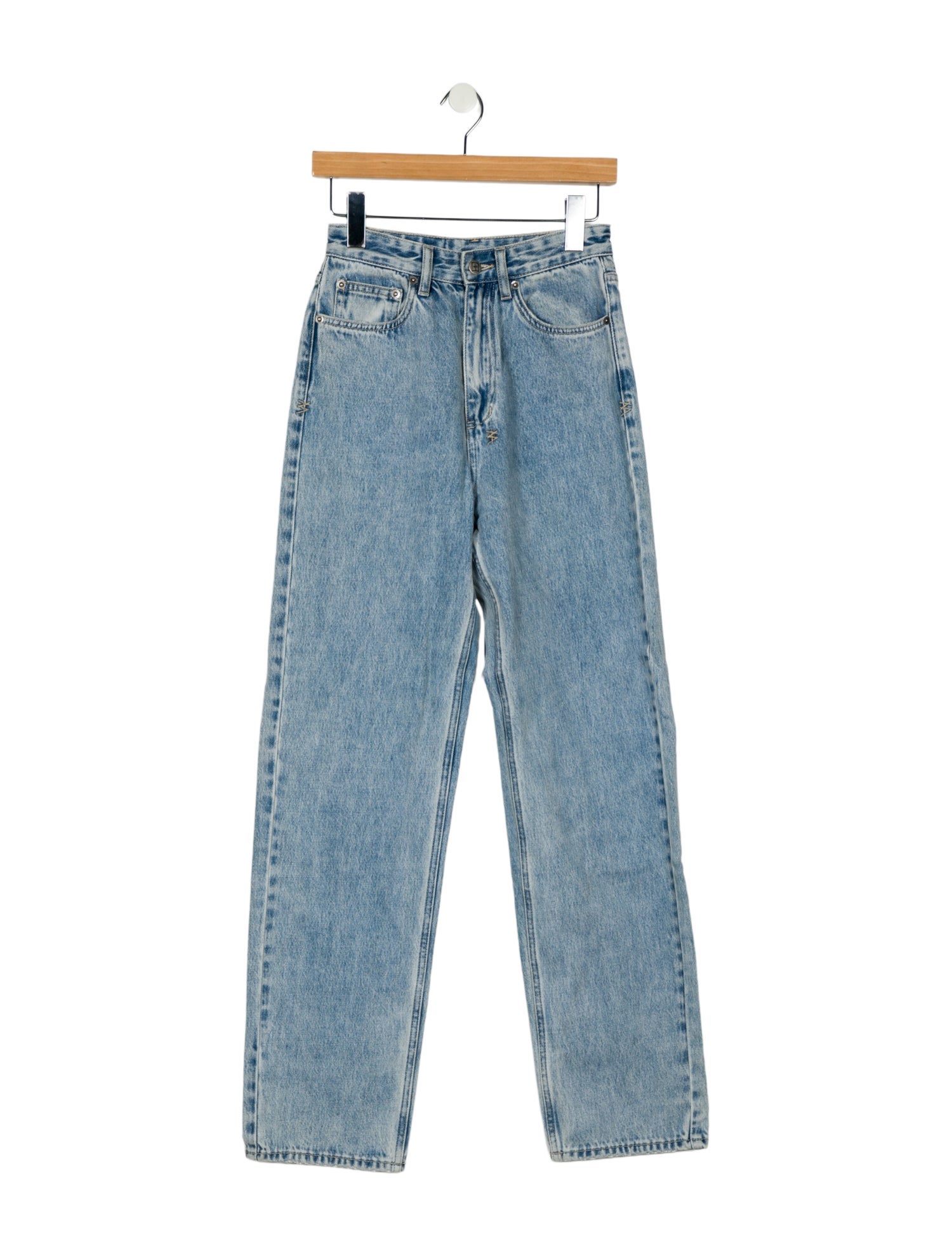Ksubi High-Rise Straight Leg Jeans