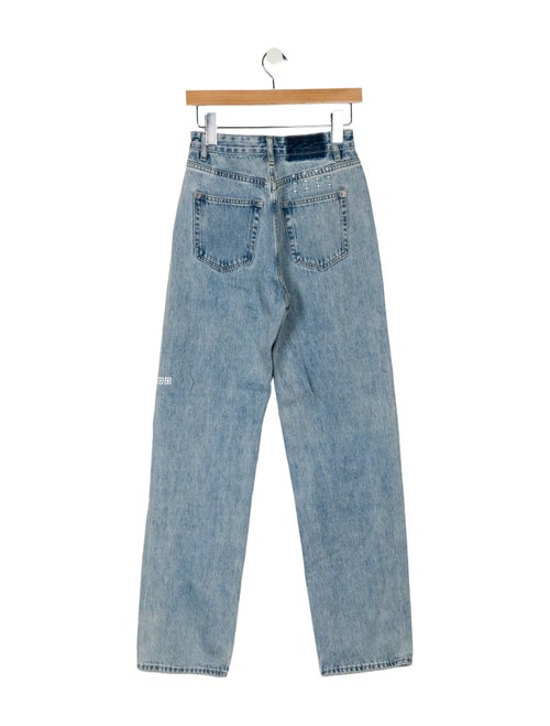 Ksubi High-Rise Straight Leg Jeans