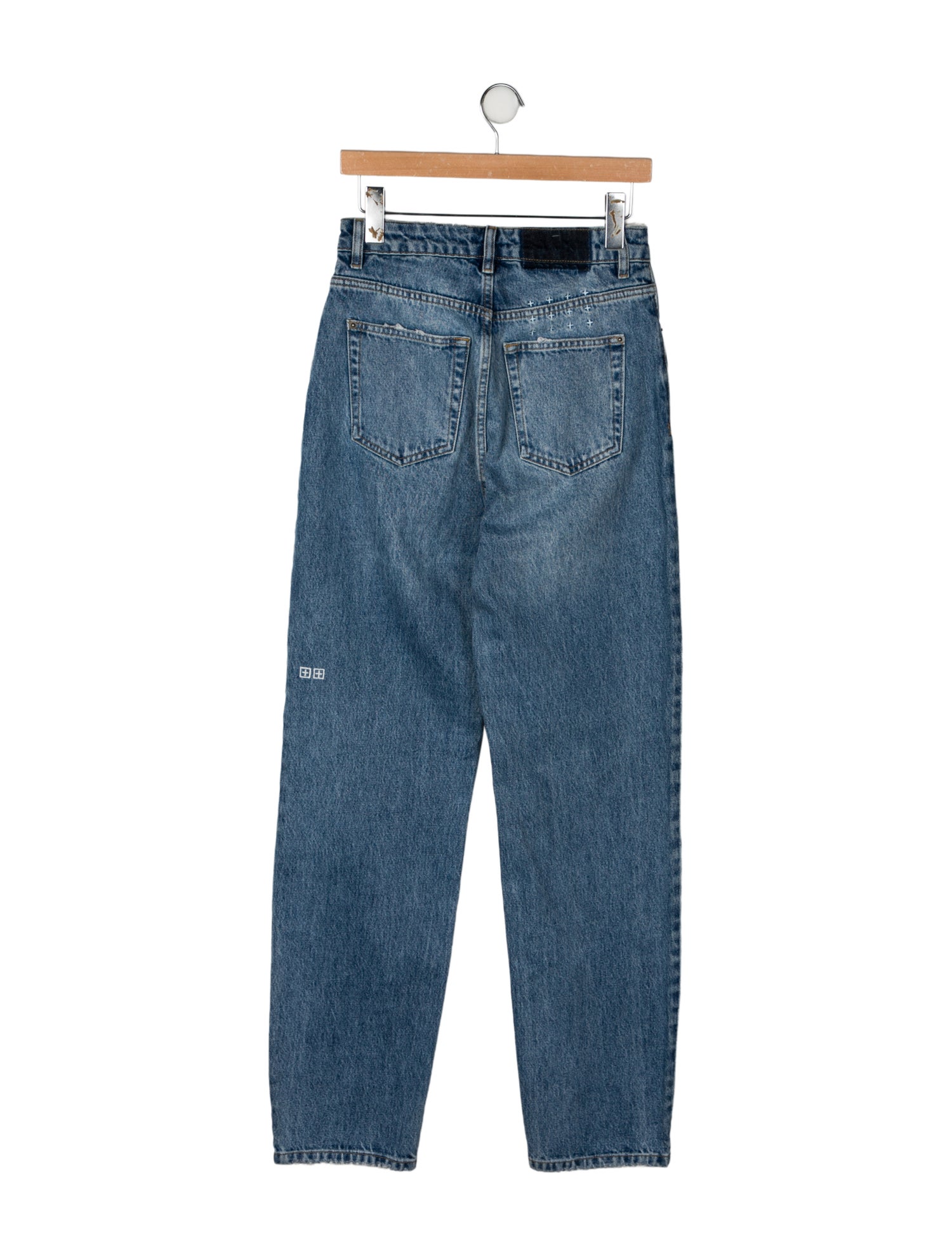 Ksubi High-Rise Straight Leg Jeans