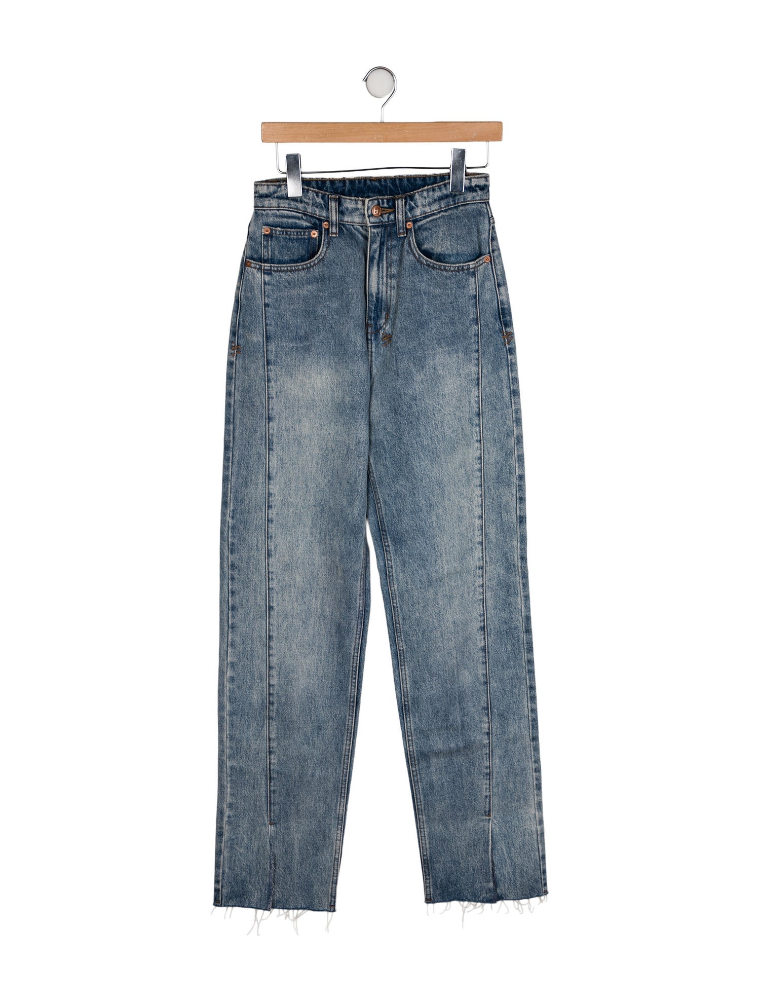 Ksubi High-Rise Straight Leg Jeans