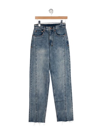 Ksubi High-Rise Straight Leg Jeans