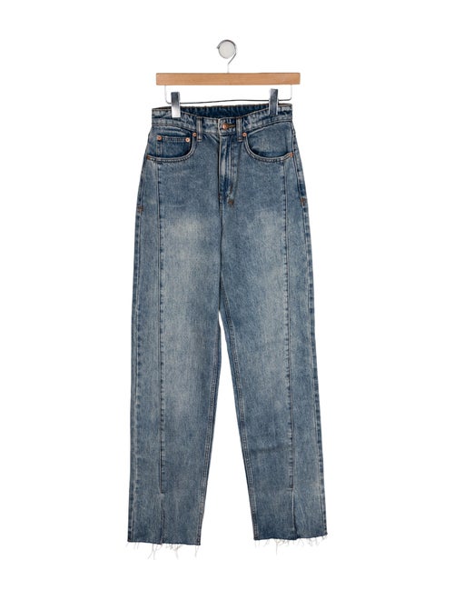 Ksubi High-Rise Straight Leg Jeans