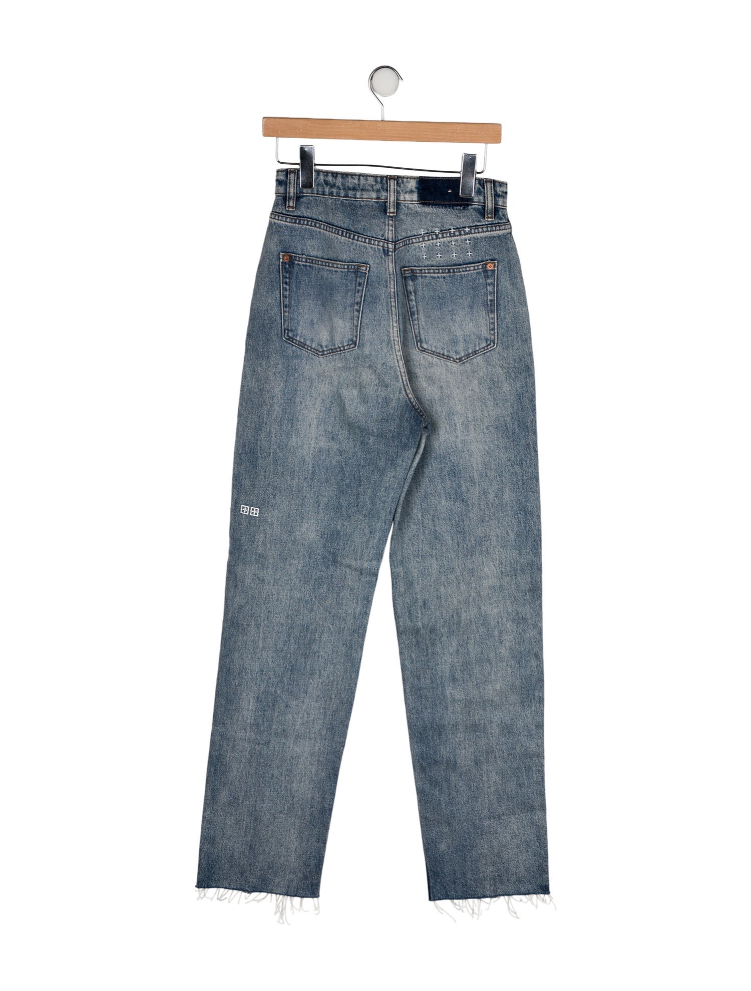 Ksubi High-Rise Straight Leg Jeans