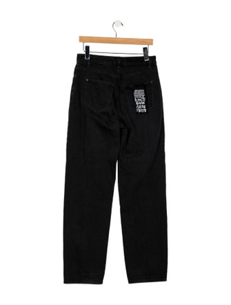 Ksubi High-Rise Straight Leg Jeans