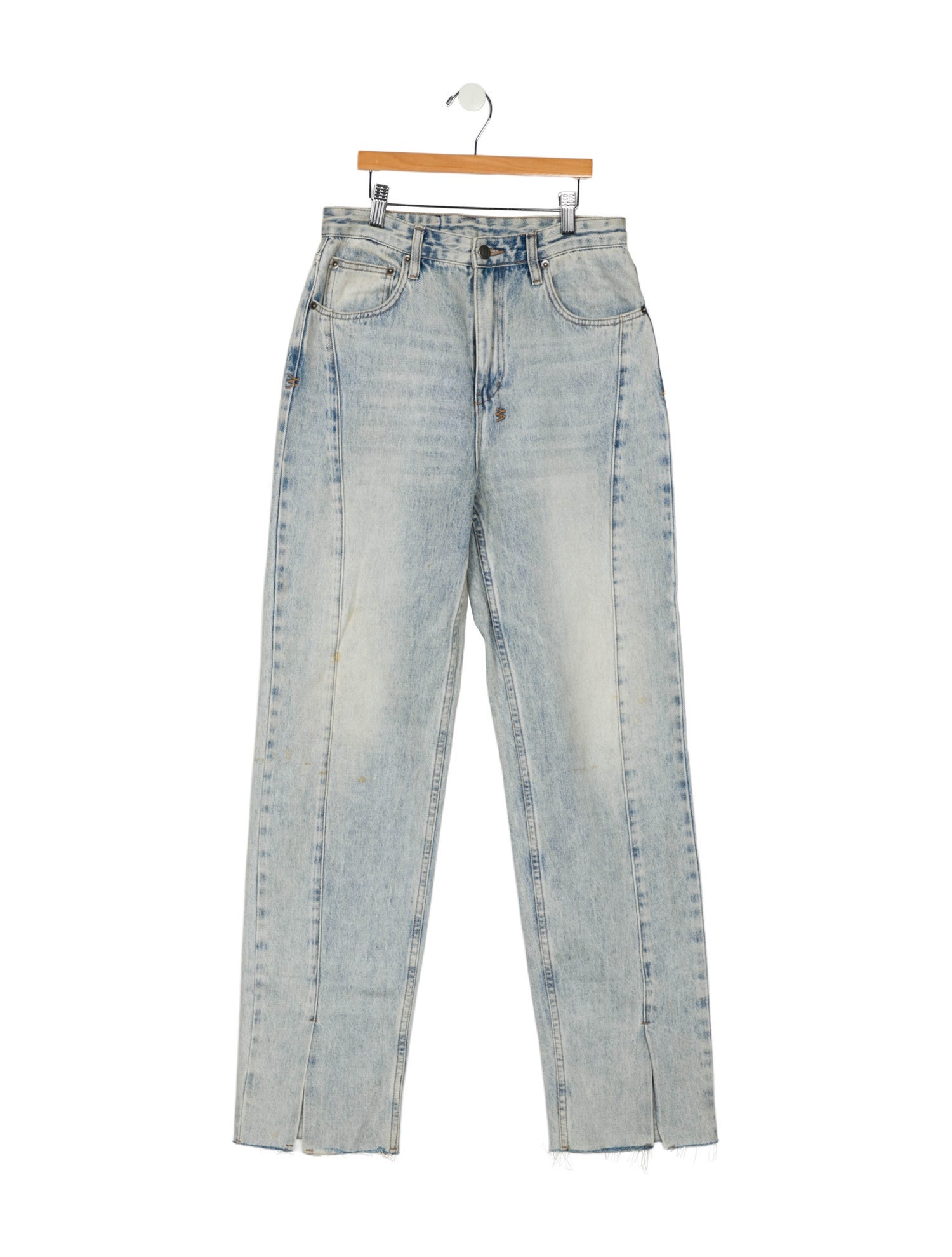 Ksubi High-Rise Straight Leg Jeans