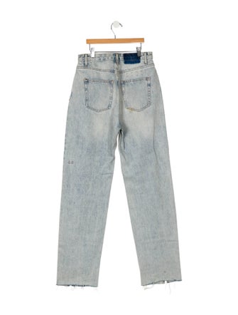 Ksubi High-Rise Straight Leg Jeans