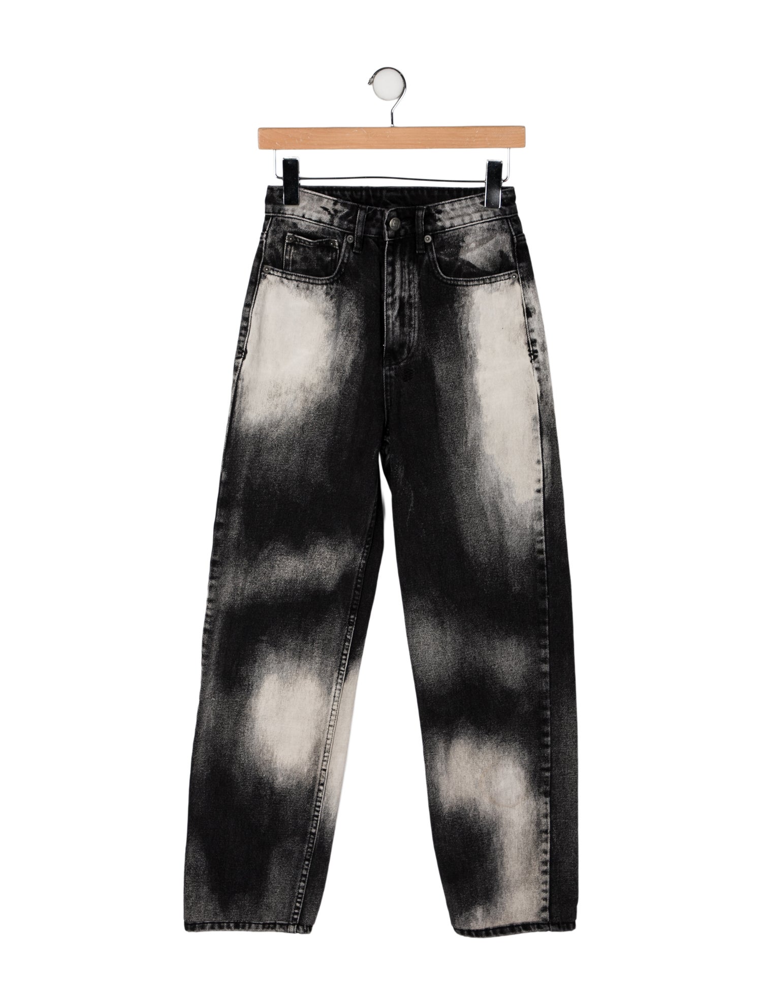 Ksubi High-Rise Straight Leg Jeans