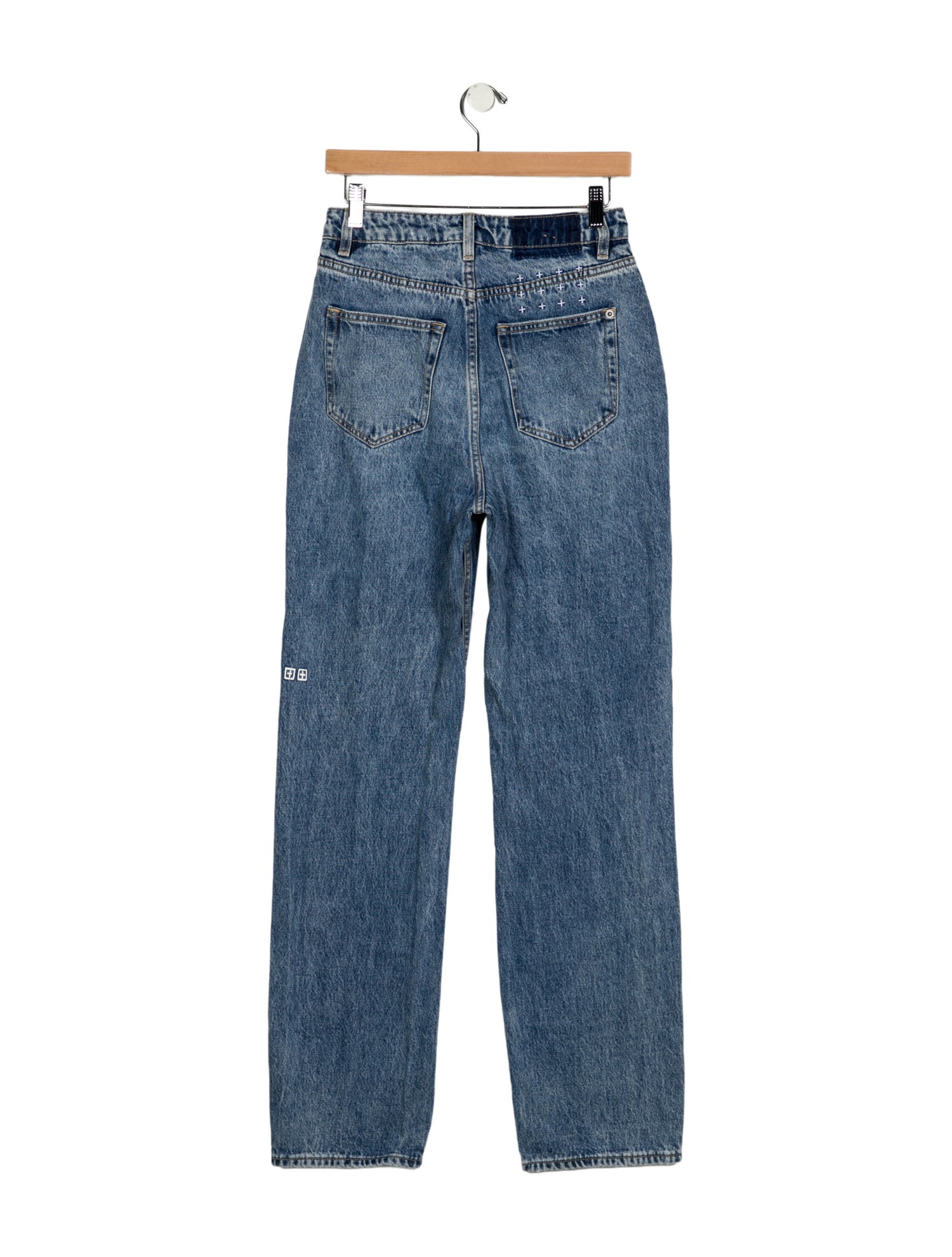 Ksubi High-Rise Straight Leg Jeans