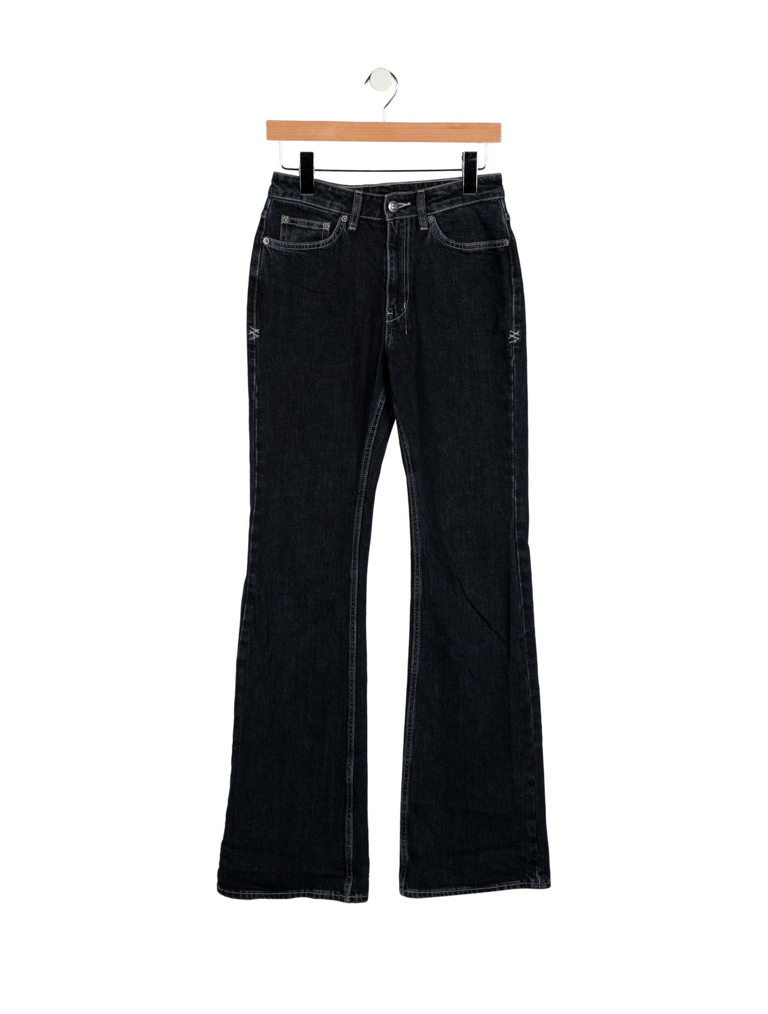 Ksubi Mid-Rise Wide Leg Jeans