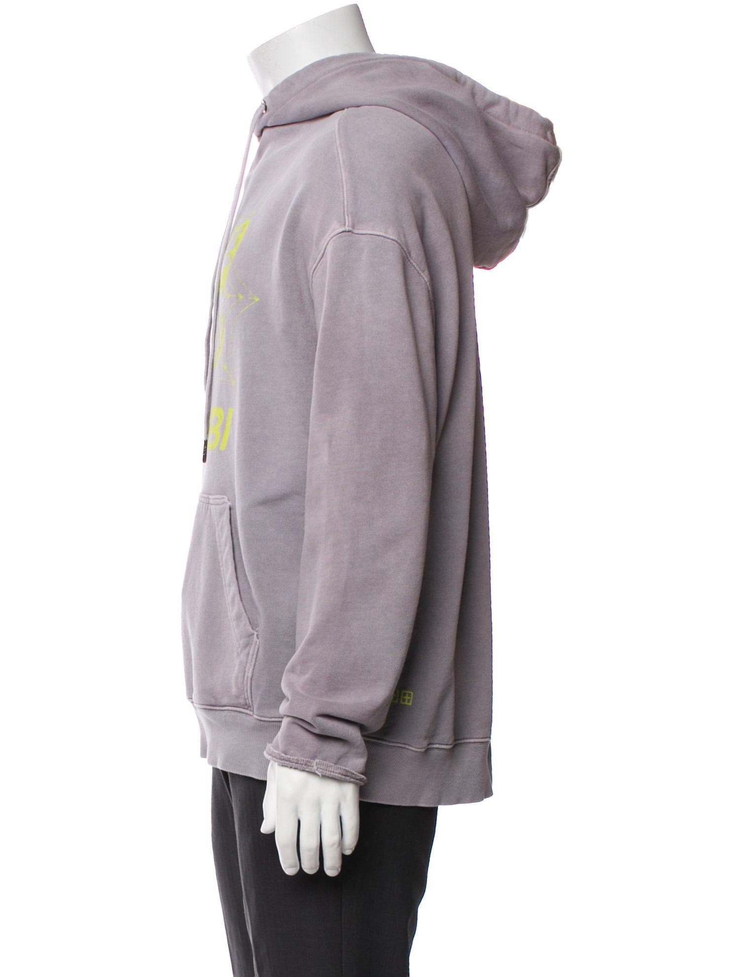 Ksubi Graphic Print Mock Neck Hoodie