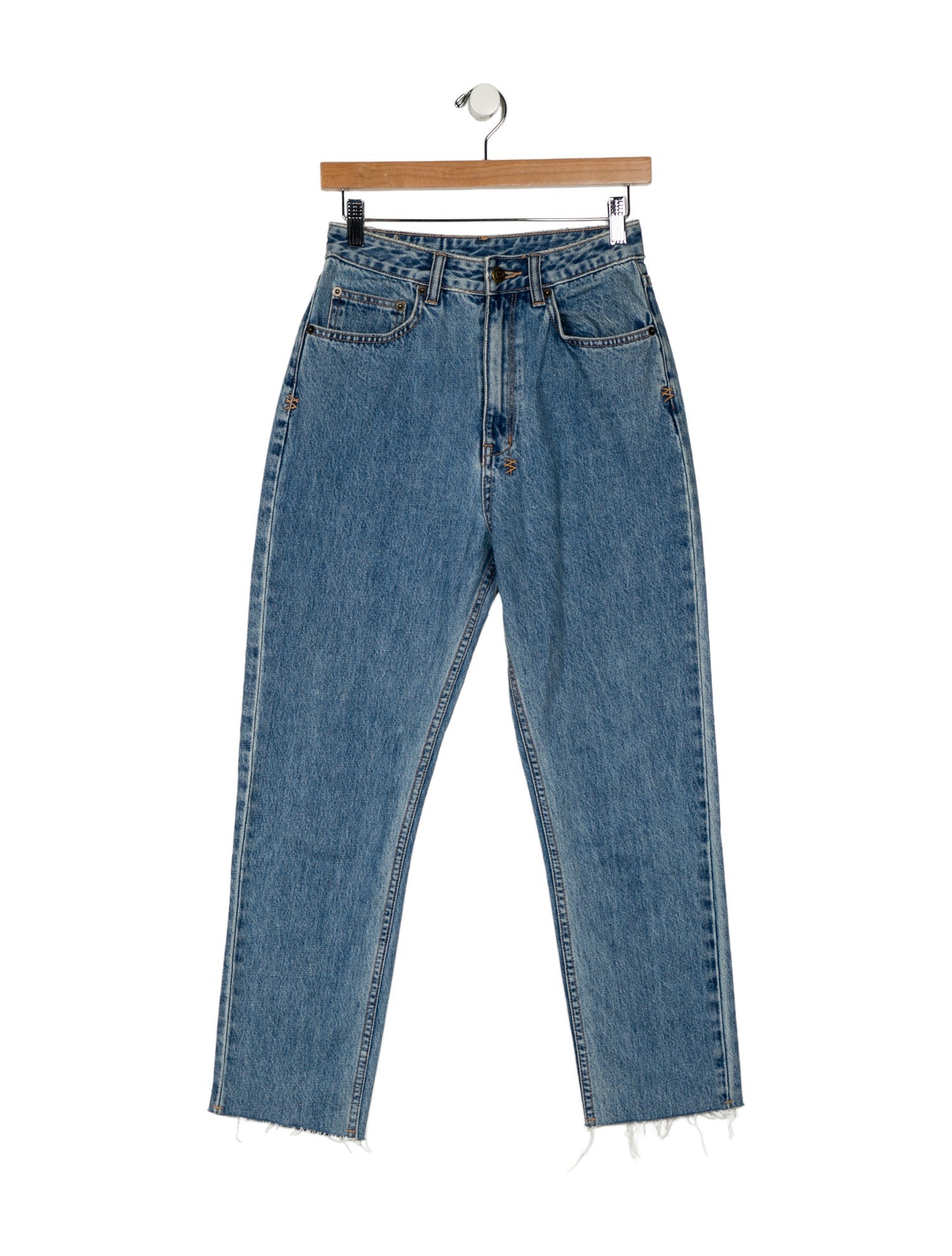 Ksubi High-Rise Straight Leg Jeans